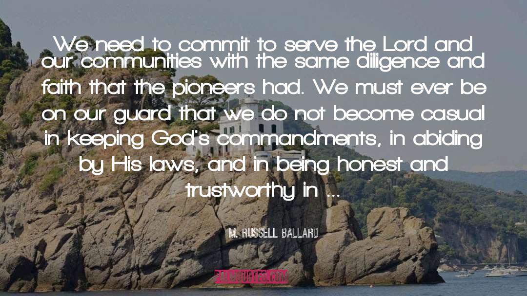 Community Needs quotes by M. Russell Ballard