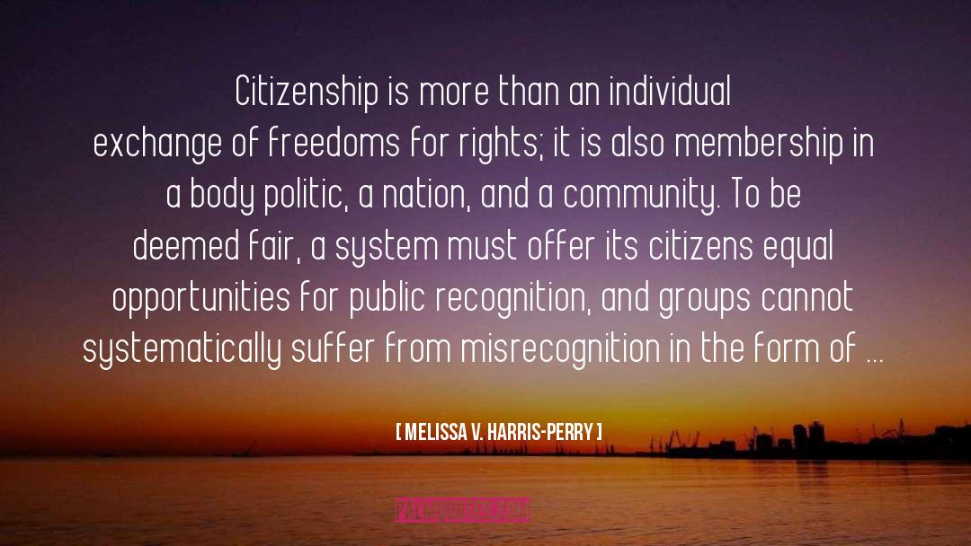 Community Needs quotes by Melissa V. Harris-Perry