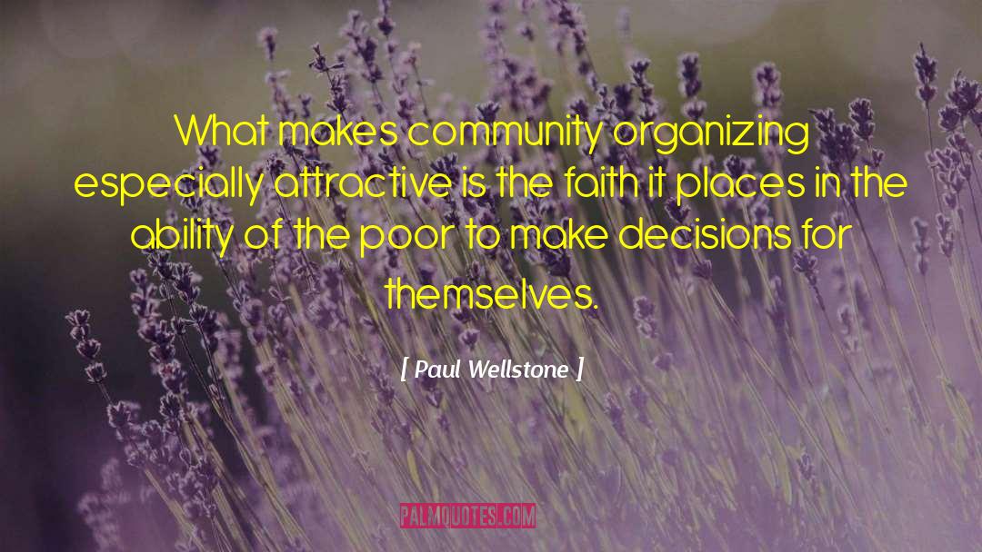 Community Organizing quotes by Paul Wellstone