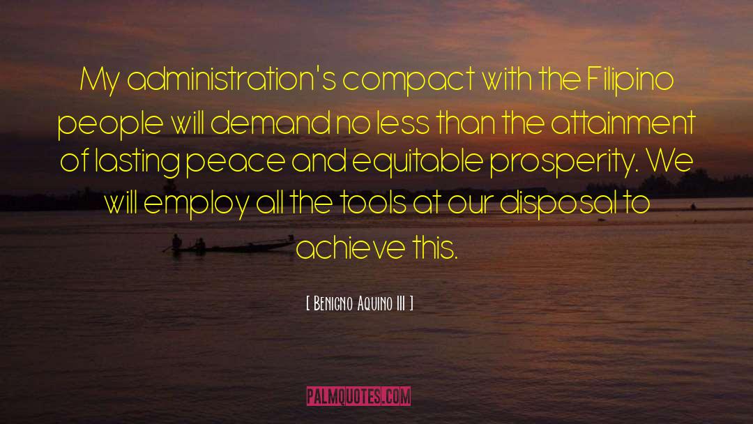 Compact quotes by Benigno Aquino III