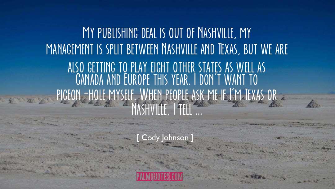 Compacts Between States quotes by Cody Johnson