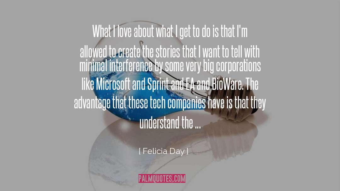 Companies quotes by Felicia Day