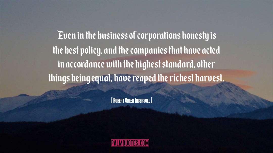 Companies quotes by Robert Green Ingersoll