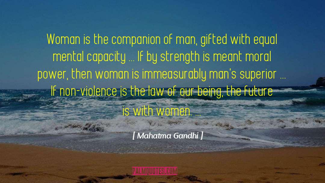 Companion quotes by Mahatma Gandhi