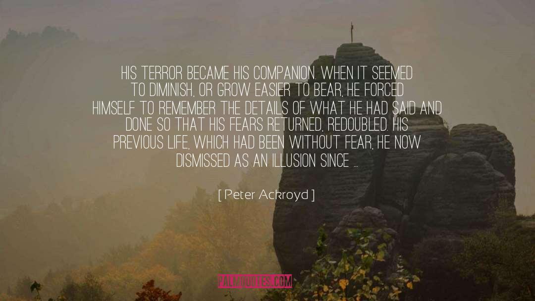 Companion quotes by Peter Ackroyd