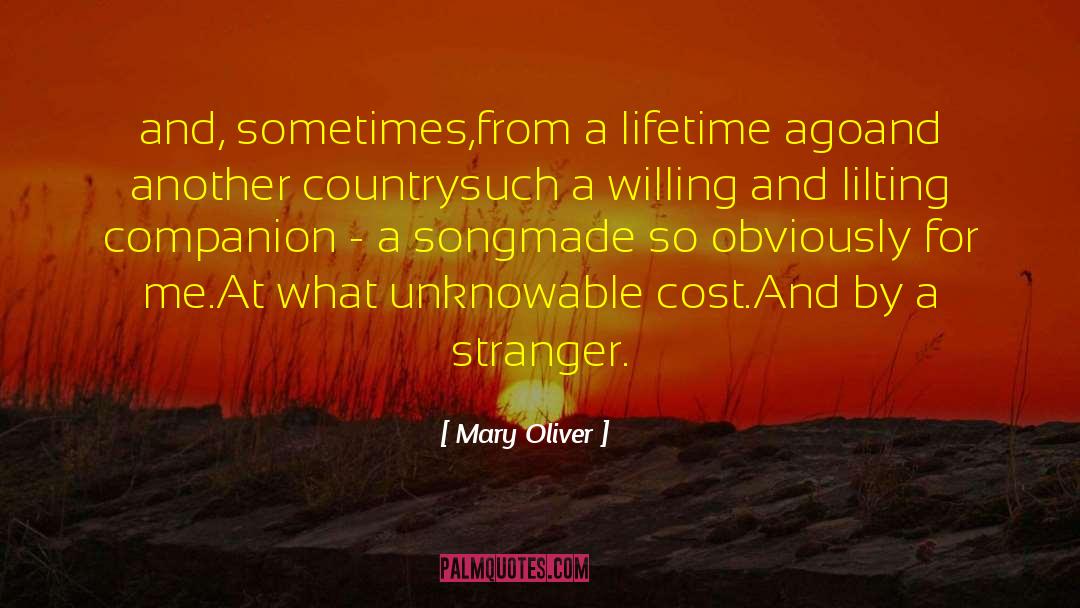 Companion quotes by Mary Oliver