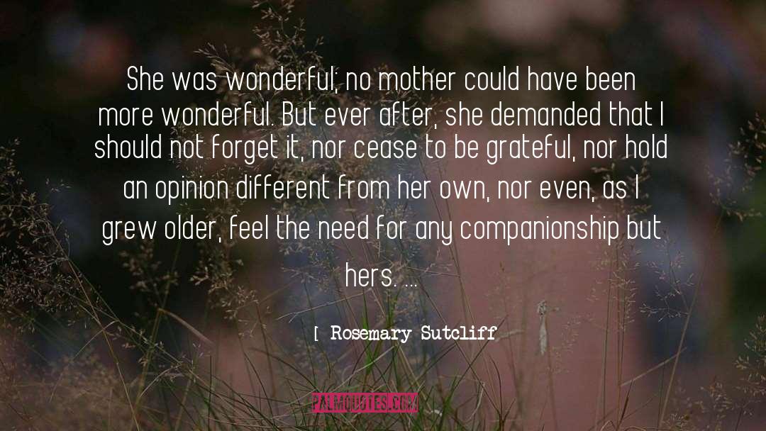 Companionship quotes by Rosemary Sutcliff