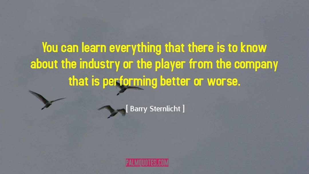 Company Framework quotes by Barry Sternlicht