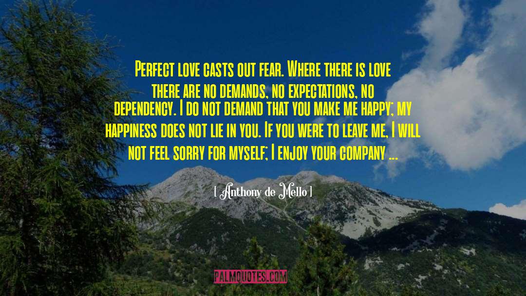 Company Love quotes by Anthony De Mello