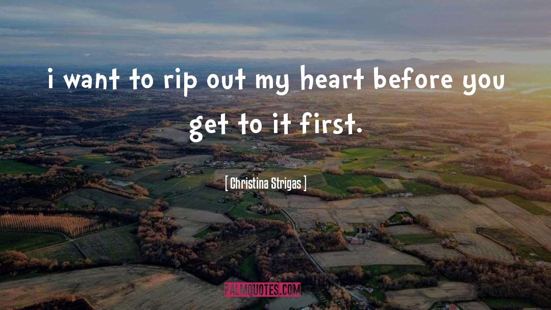 Compara Quote quotes by Christina Strigas