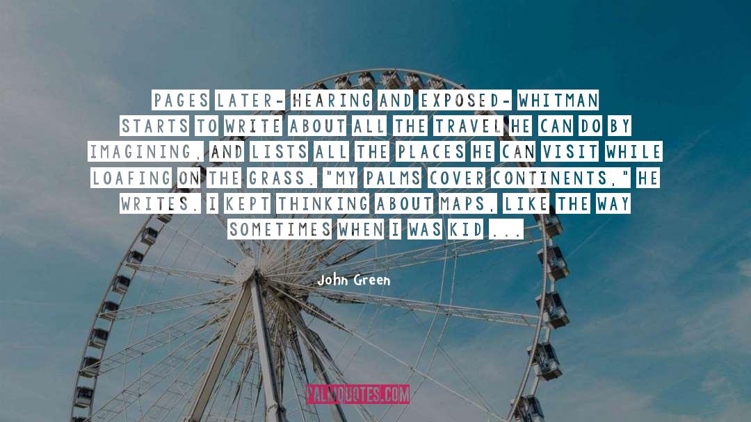 Comparables Map quotes by John Green