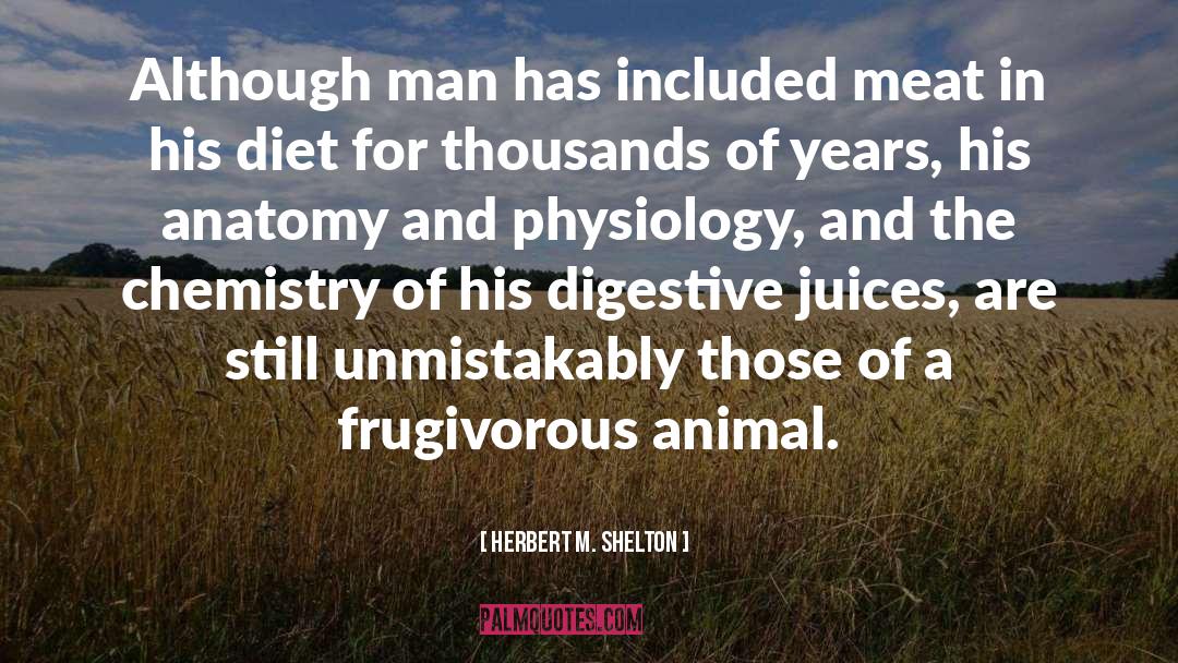 Comparative Anatomy quotes by Herbert M. Shelton