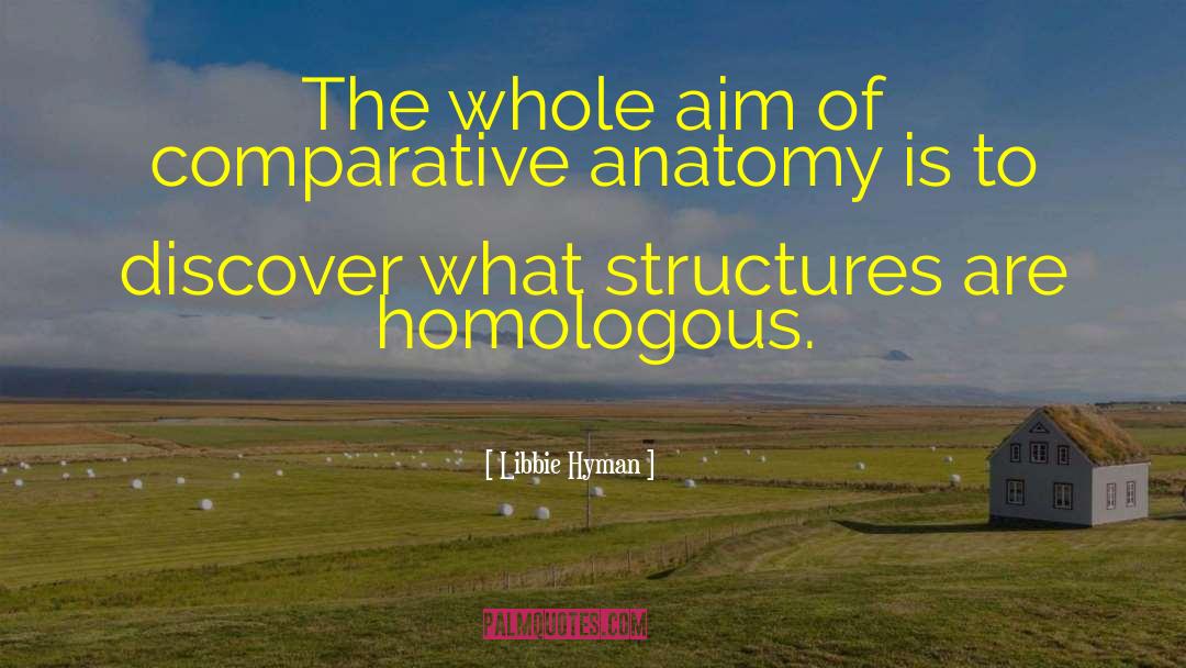 Comparative Anatomy quotes by Libbie Hyman