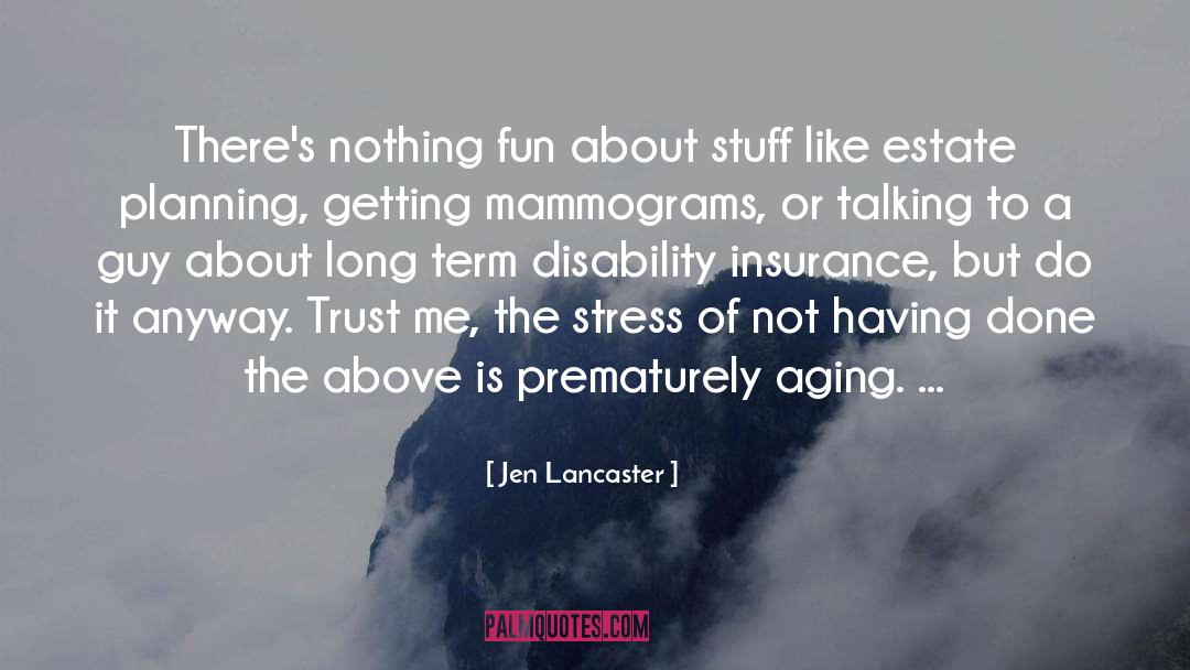 Comparative Insurance quotes by Jen Lancaster