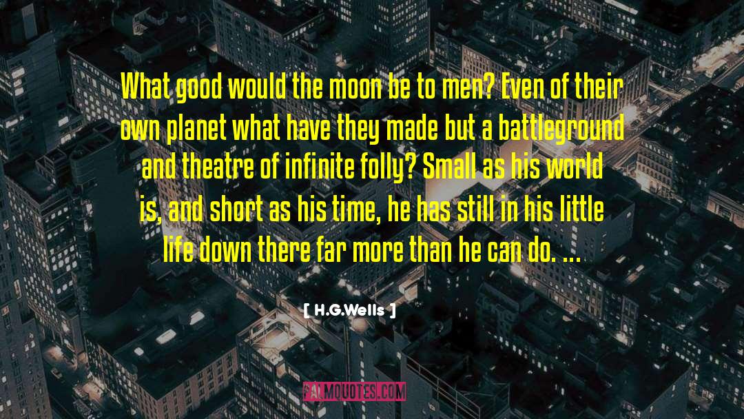 Comparatively Small quotes by H.G.Wells