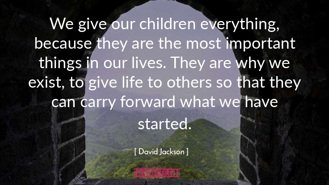 Compare To Others quotes by David Jackson