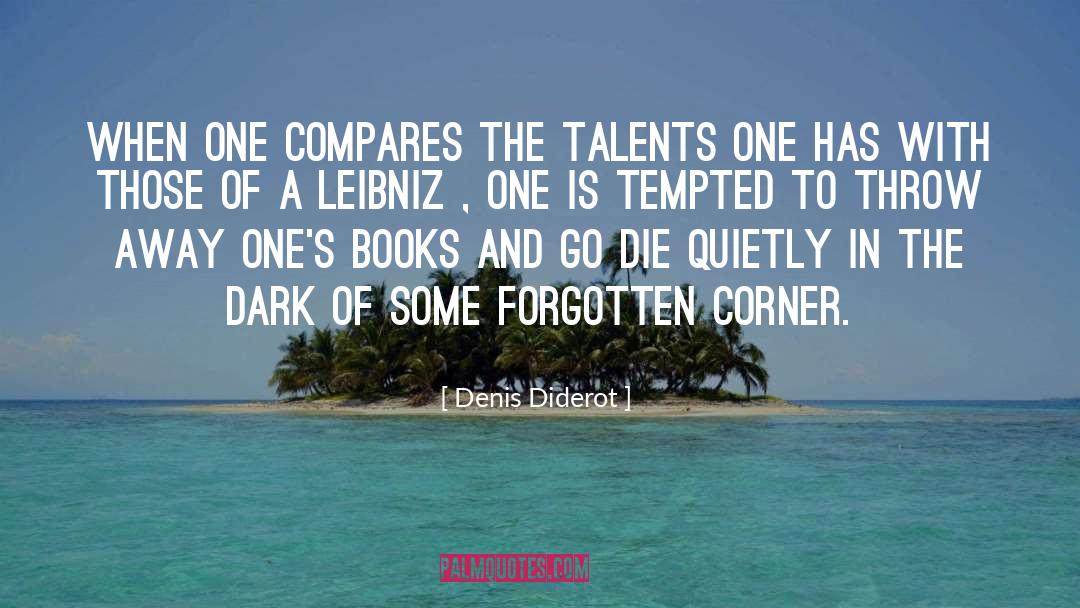 Compares quotes by Denis Diderot