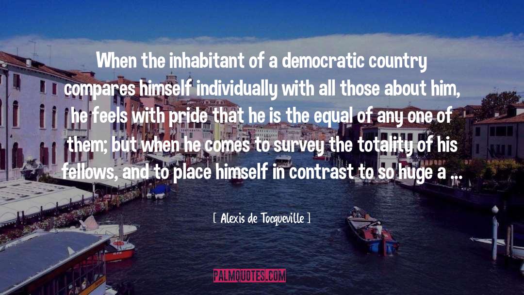 Compares quotes by Alexis De Tocqueville