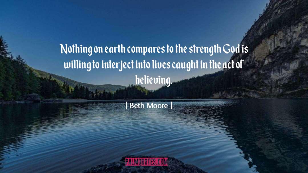 Compares quotes by Beth Moore