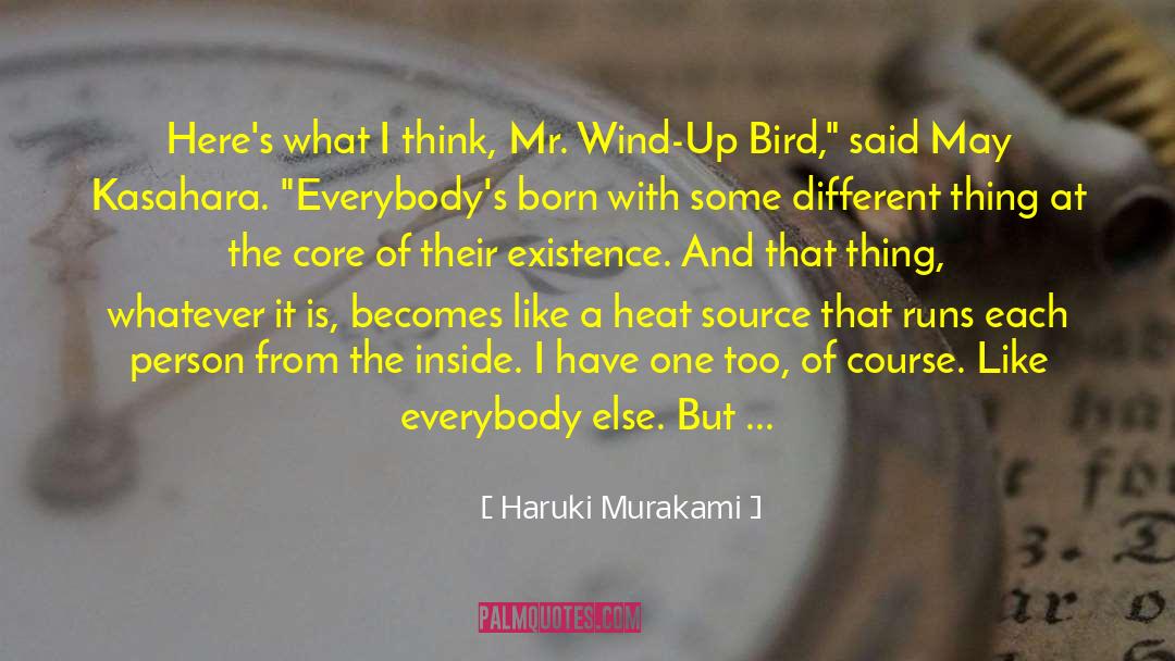 Comparing A Person To A Bird quotes by Haruki Murakami