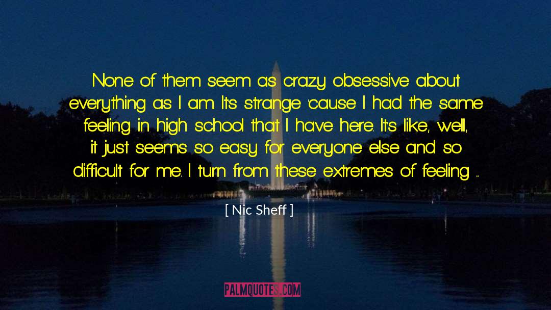 Comparing quotes by Nic Sheff