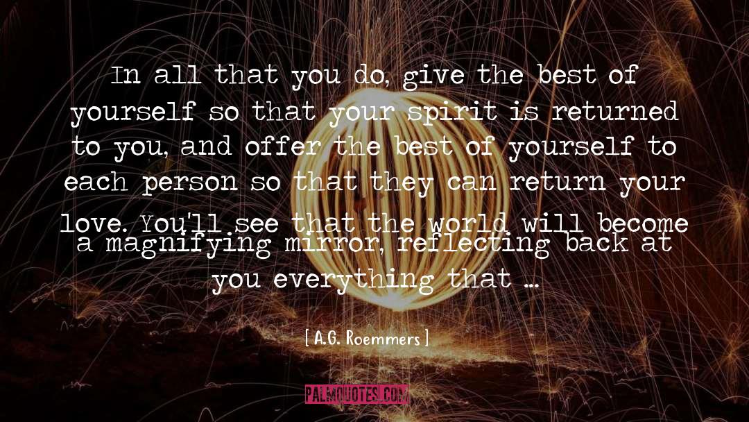 Comparing Yourself To Others quotes by A.G. Roemmers