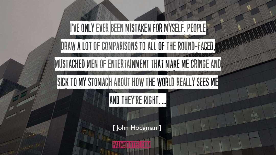 Comparison quotes by John Hodgman