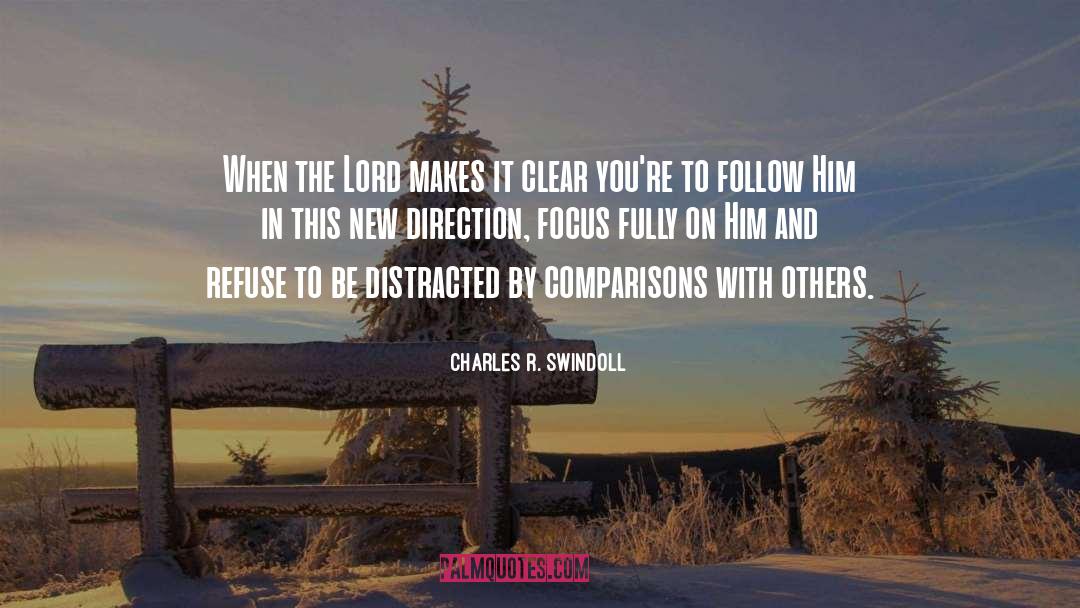Comparisons quotes by Charles R. Swindoll