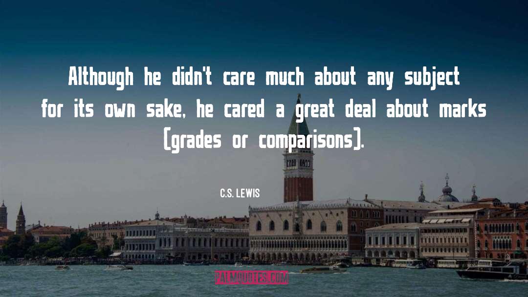 Comparisons quotes by C.S. Lewis