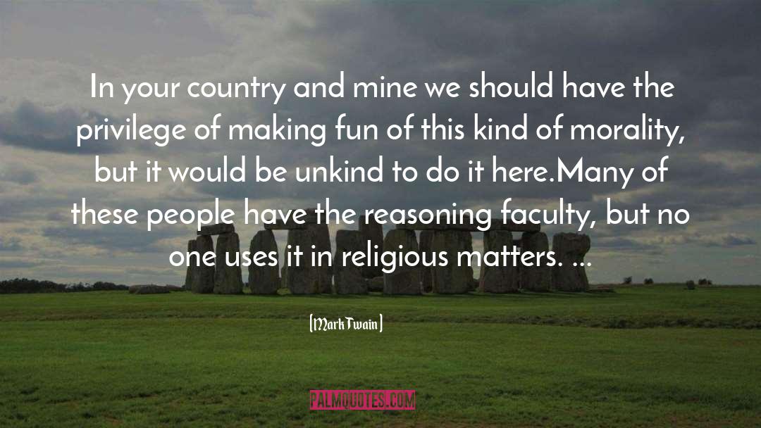 Comparitive Religion quotes by Mark Twain