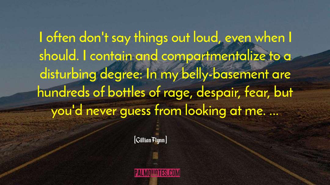 Compartmentalize quotes by Gillian Flynn