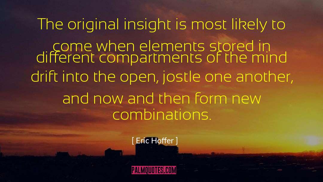 Compartments quotes by Eric Hoffer