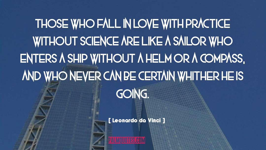 Compass quotes by Leonardo Da Vinci
