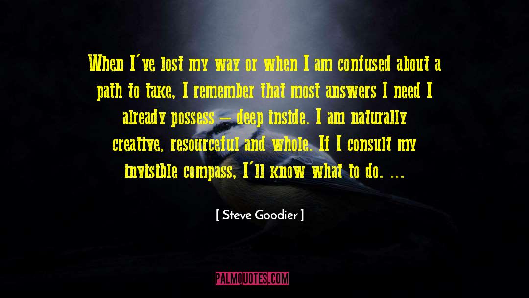 Compass quotes by Steve Goodier