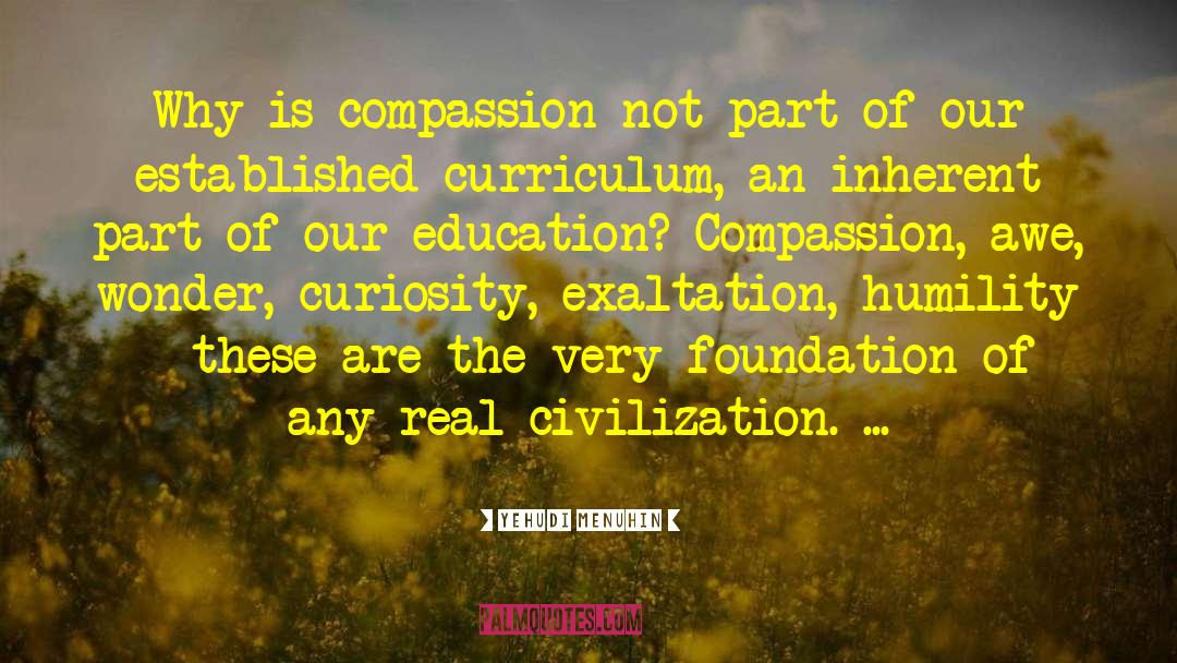 Compassion Child Inviting Others In quotes by Yehudi Menuhin