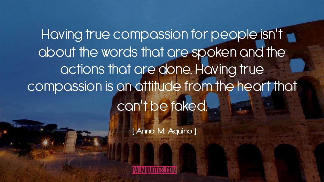 Compassion For People quotes by Anna M. Aquino