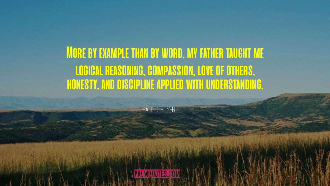 Compassion Love quotes by Paul D. Boyer
