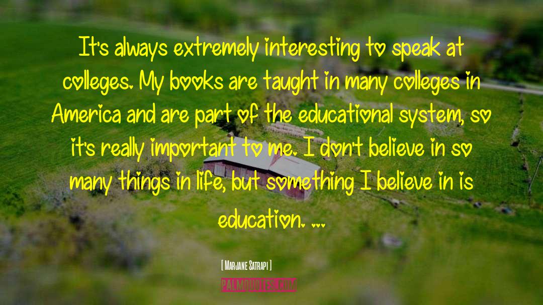 Compassionate Educational System quotes by Marjane Satrapi