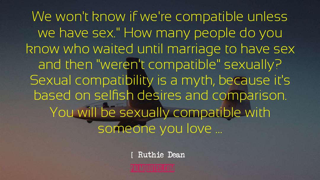 Compatibility quotes by Ruthie Dean