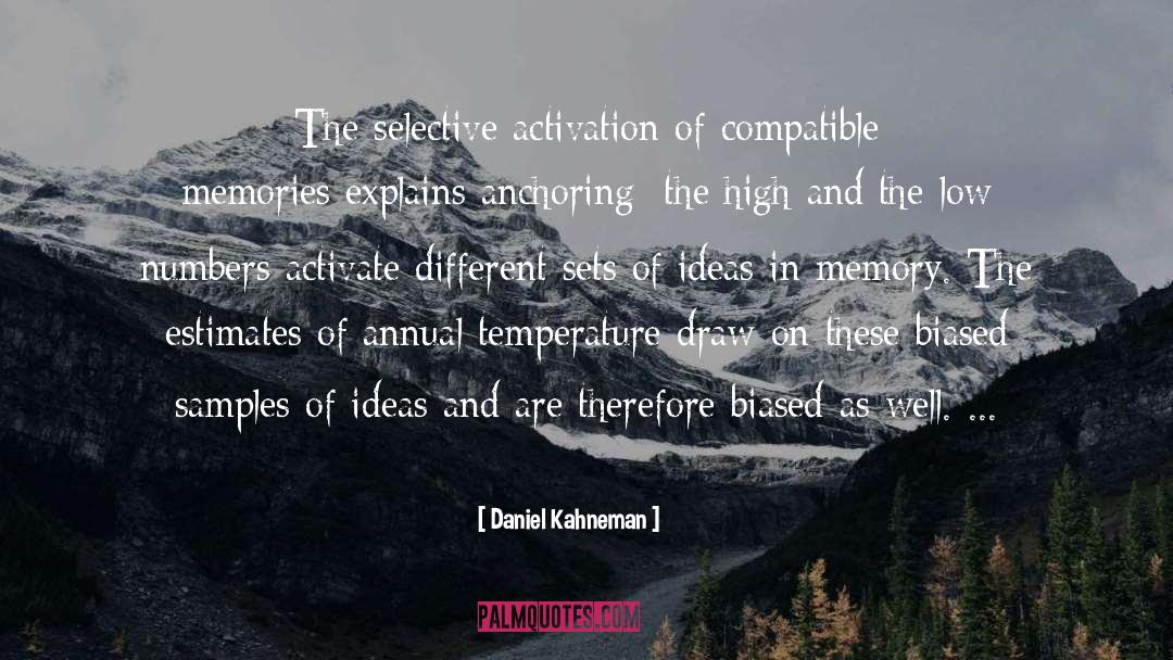 Compatible quotes by Daniel Kahneman