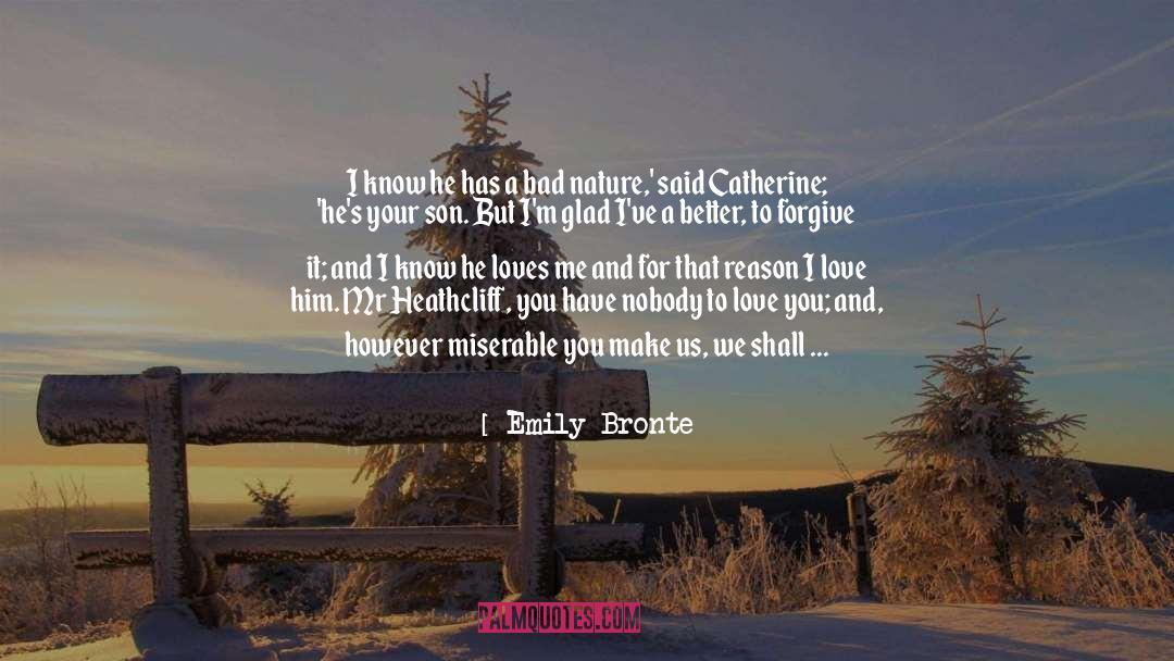 Compelling Reason quotes by Emily Bronte