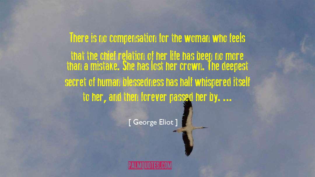 Compensation quotes by George Eliot