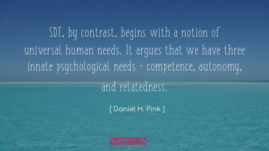 Competence quotes by Daniel H. Pink