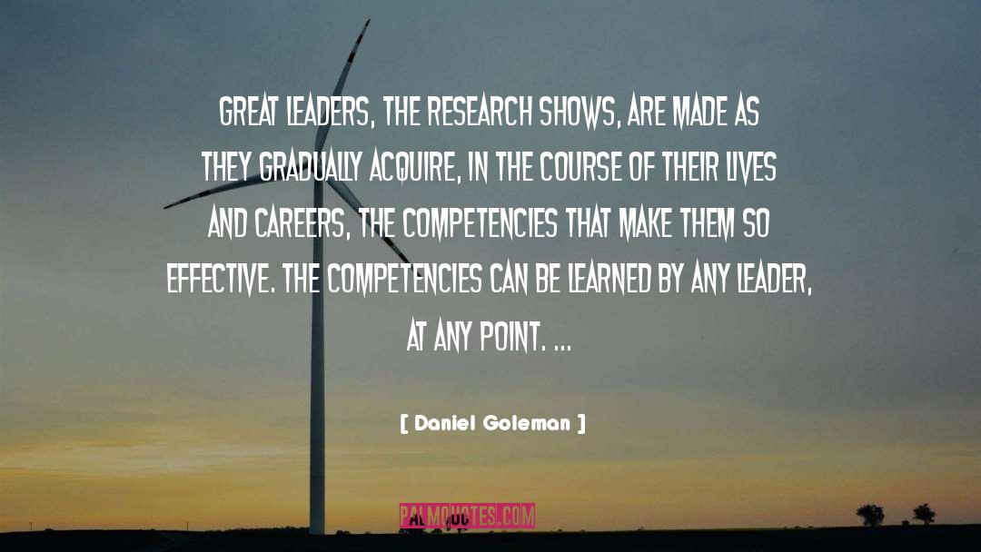 Competencies quotes by Daniel Goleman