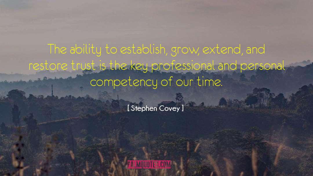 Competency quotes by Stephen Covey