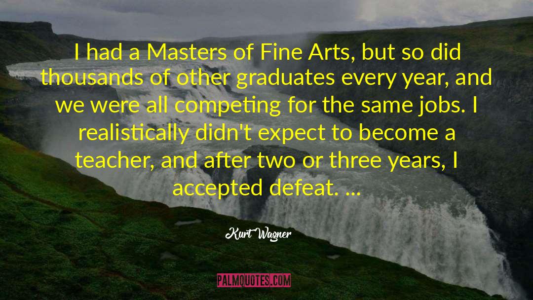 Competing quotes by Kurt Wagner