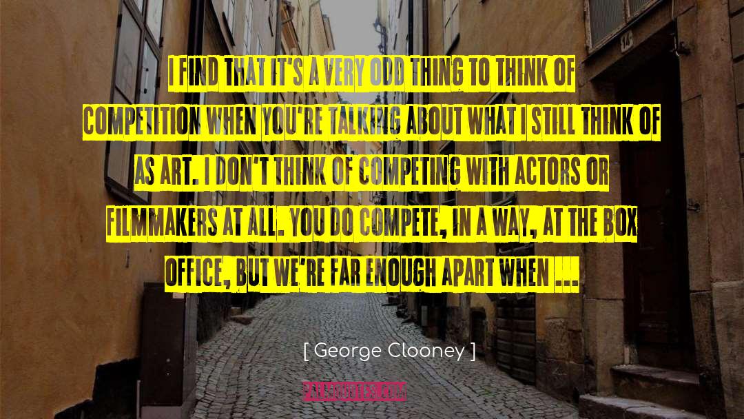 Competing quotes by George Clooney