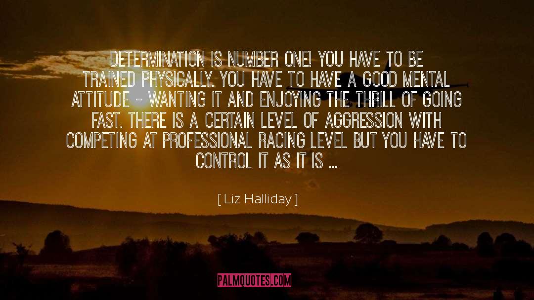 Competition And Attitude quotes by Liz Halliday