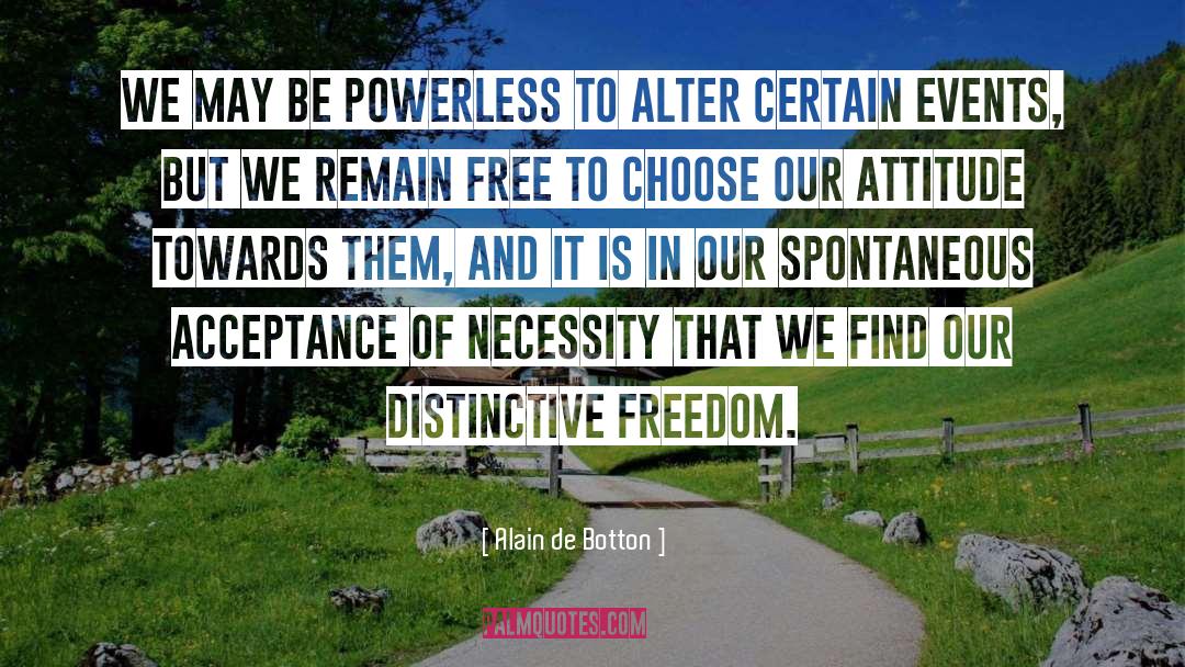 Competition And Attitude quotes by Alain De Botton