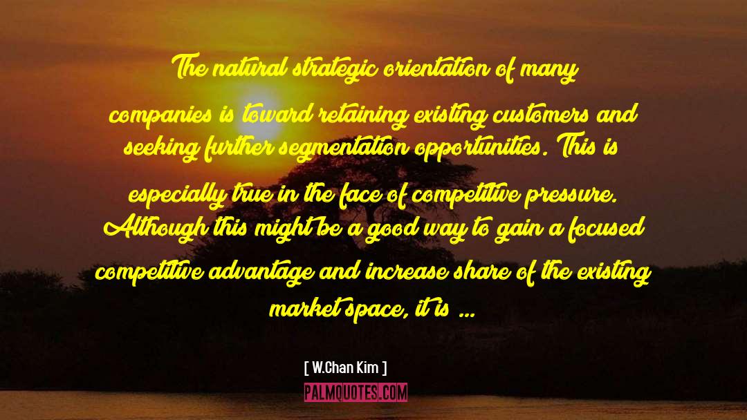 Competitive Advantage quotes by W.Chan Kim